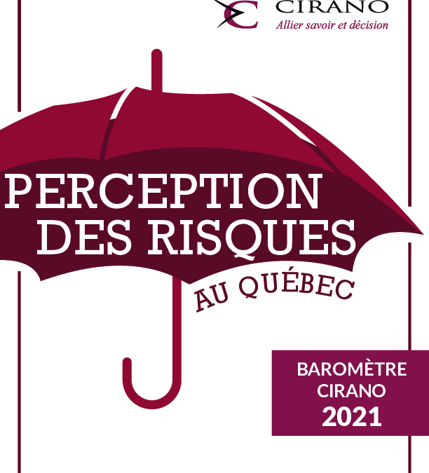 Perception of risks in Québec – Baromètre CIRANO 2021